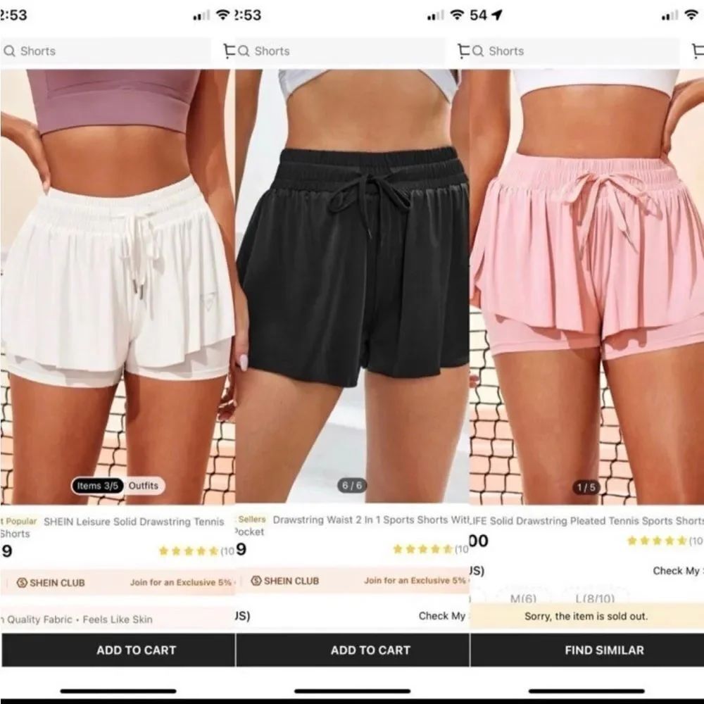 Gray Athletic Skort Women’s Small Elastic Waist Drawstring Active Tennis Shorts